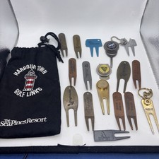 Lot of 17 Golf Divot Tools variety Courses & ...