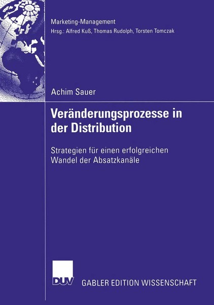 Achim Sauer | VeräNderungsprozesse In Der Distribution | Taschenbuch | Deutsch-image