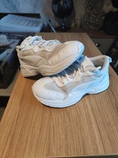 PUMA White Chunky Trainers UK 5 Very Good Condition See Photos