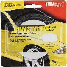 White 1/8-Inch Pinstripe Tape
