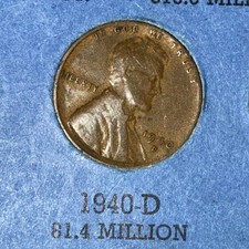 1940 D Lincoln Wheat Cent- S628 1940 D Lincoln Wheat Cent- S628