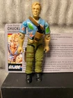 GI JOE Vintage Action Figure CHUCKLES Complete with File Card 1987
