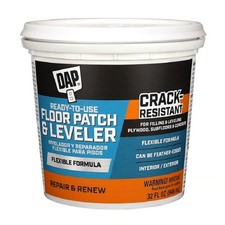 DAP Flexible Floor Patch and Leveler, Light Gray, 32 Oz 32 oz, Gray