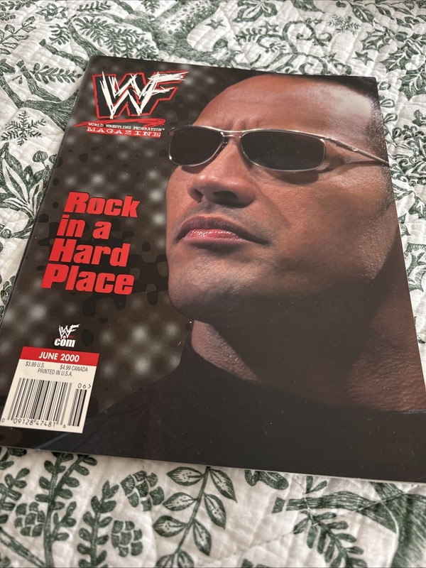 WWF Magazine June 2000 The Rock Cover WWE