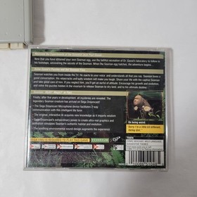 Vintage Sega Dreamcast Seaman Game With Microphone Good Condition
