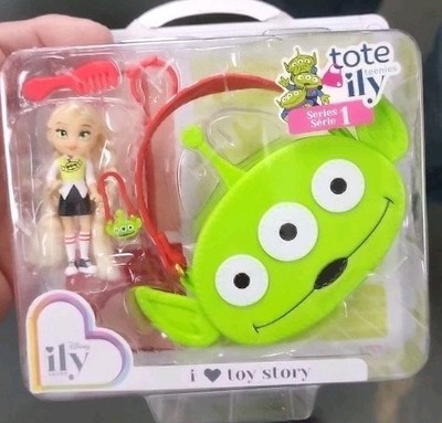 Disney ILY 4Ever TOTE TEENIES I Love Toy Story Mini Tiny Doll & Purse