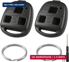 2 Pcs Key Fob Shell Replacement for Lexus ES300 ES330 RX300 RX330 RX350 RX400h R