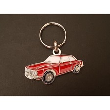 Portachiavi profilo Alfa Romeo GT Veloce, 1750 2000 GTV GT 1600 Junior (rosso)