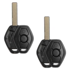 2 Key Fob Remote Shell Case Replacement for BMW LX8 FZV