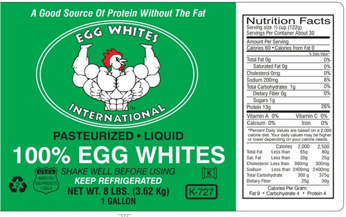 Egg Whites International Liquid Egg White Protein Drink - 2 Gallons