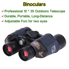 Long-Distance 10  35 Binoculars,Durable Adjustable foci,Outdoors Telescope