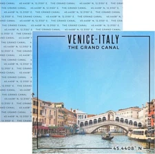 Venice, Italy, The Grand Canal, DS scrapbook paper, Scrapbook Customs 30033