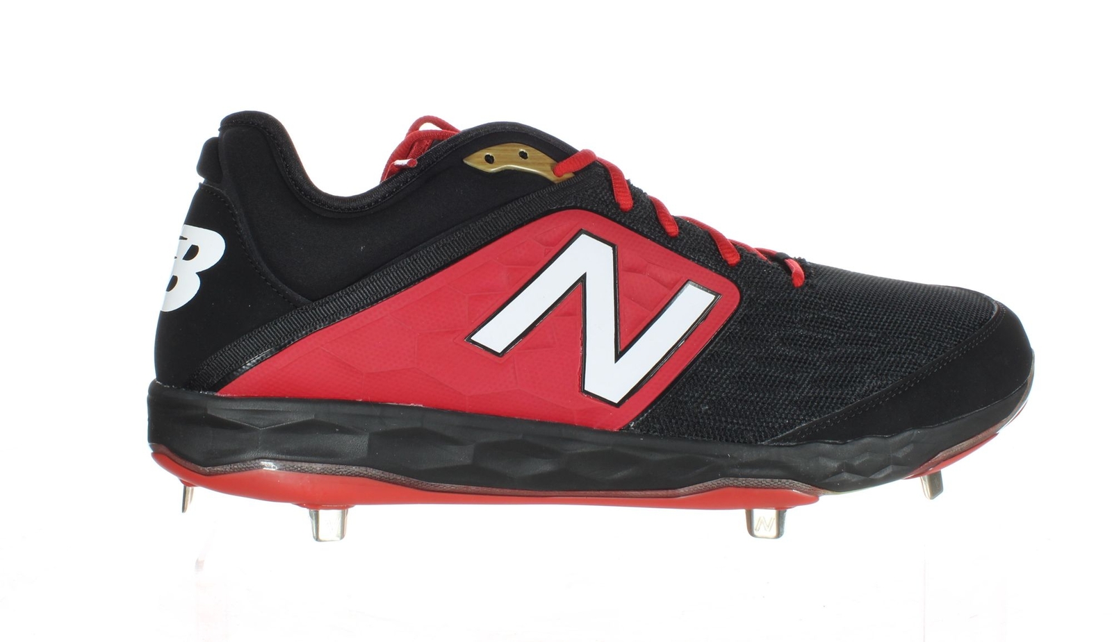 New Balance Mens Black Baseball Cleats Size 17