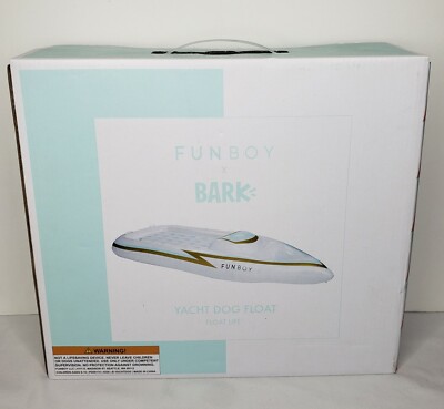 The ORIGINAL Luxury Funboy x Bark Yacht Dog Float 63” X 27” NIB - Main Image