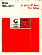 Allison Ht 700 Atec Series Transmission Parts Manual Allison Ht 700 Atec Series Transmission Parts Manual