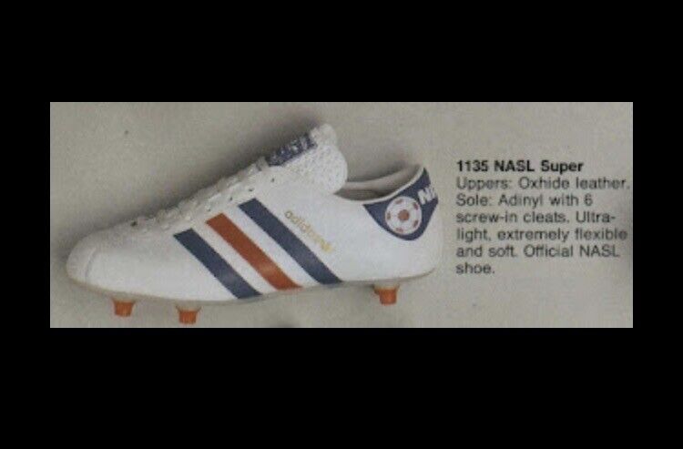 NASL Super Adidas 1135 Soccer Cleats w/box Vintage Rare New NASL Super Adidas 1135 Soccer Cleats w/box Vintage Rare New