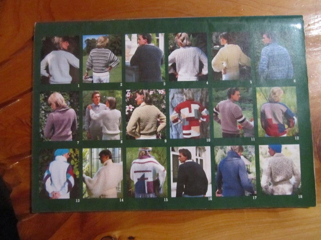 KNITTING PATTERN BOOK CROCH KNIT DESIGNS GREAT **** MUST SEE - Image 2 of 2