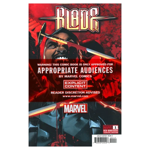 Blade Red Band (2024 Marvel) #1 Retail Incentive 1:25 Edwin Galmon Variant Cover