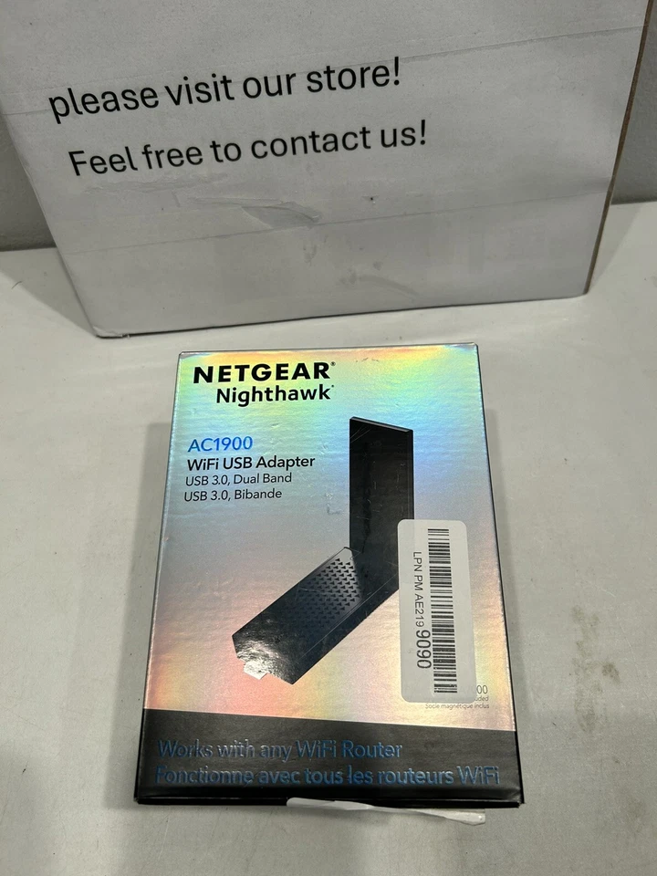Netgear AC1900 USB 3.0 WiFi Adapter A7000 Nighthawk Dual-Band USB 3 Adapter - Image 2 of 4