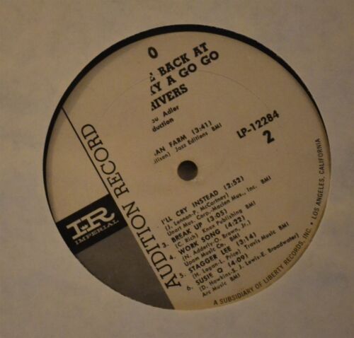 PROMO Johnny Rivers Meanwhile Back at the Whiskey A Go GO Imperial Stereo 12284 - Picture 2 of 2