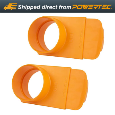 POWERTEC 70295-P2 4-Inch Integrated Blast Gate for Dust Collection (2-Pack)