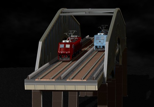 Bridge H0 scale trains Baltimore bridge reproduction File STL for 3D Printer - 第 5/21 張圖片