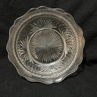 1930s Depression Glass Jeanette Herringbone Laurel Leaf Sunburst Fruit Bowls