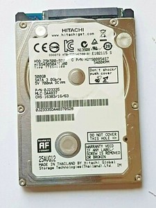 500 GB SATA HGST HTS545050A7E380 Z5K500-500 5400rpm 8MB 2,5" intern HDD