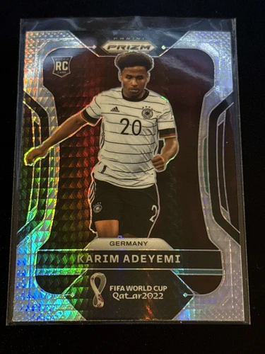 2022 Panini Prizm FIFA World Cup Qatar #88 Karim Adeyemi Hyper Silver Rookie
