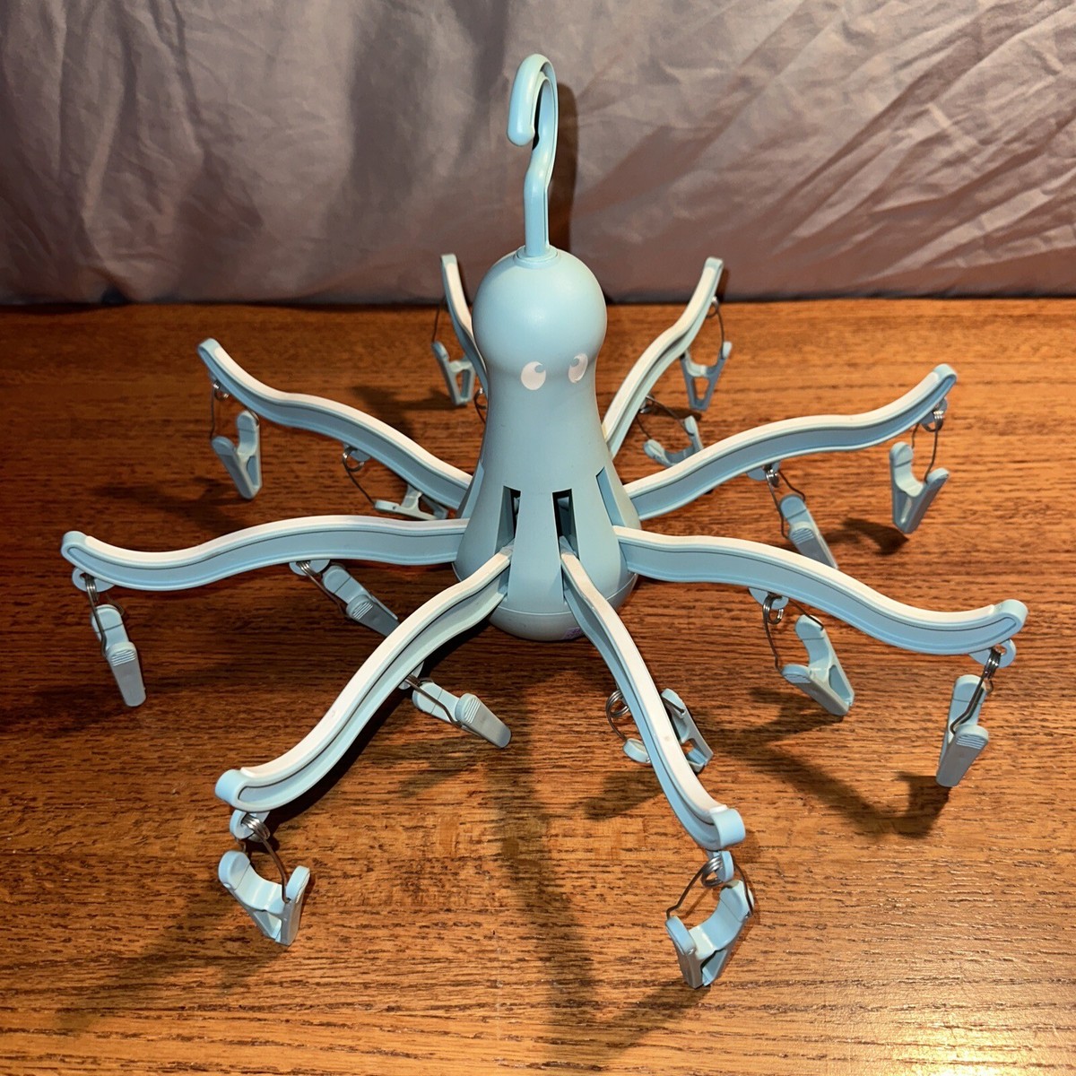 Ikea Blue Octopus Multi Pin Clip Laundry Clothing Hanger Dryer