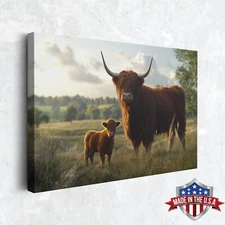 Mother of the Highlands Wall Art, Canvas Print for Home Decor, Wall Decor Poster