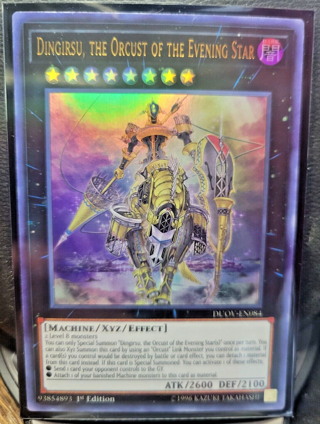 Yugioh Dingirsu, the Orcust of the Evening Star - Duel Overload (DUOV ...