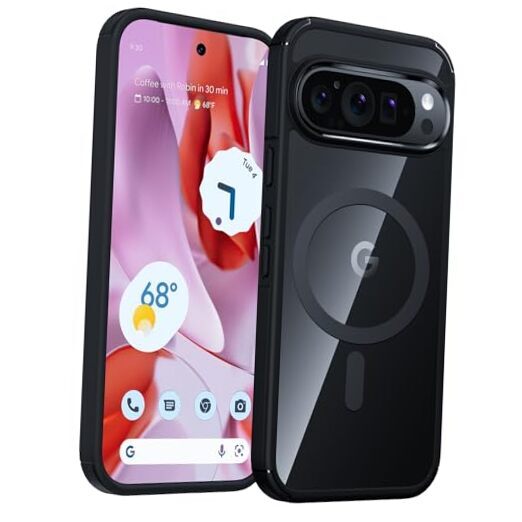 for Google Pixel 9 Pro XL Case, Compatible with for Pixel 9 Pro XL Black