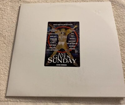 ANY GIVEN SUNDAY Soundtrack Clean Promo 3X LP Vinyl DMX Godsmack Mobb Deep Nice