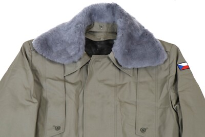 Medium Short -Czech Army M85 OD Parka Collar Ruf Military Jacket