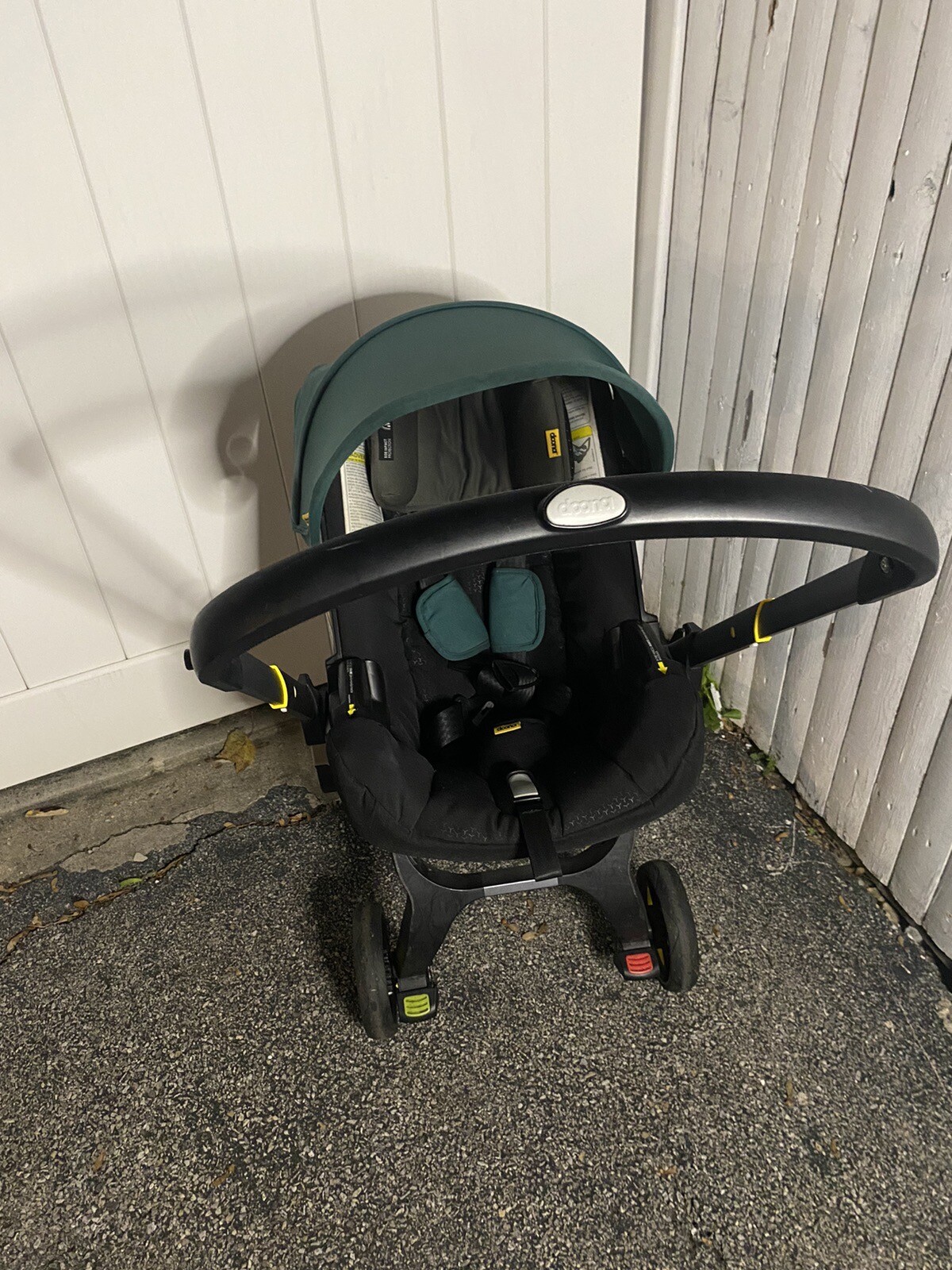 Doona Infant Car Seat & Latch Base Car Seat to Stroller Race car