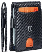 Slim Men's Wallet with Money Clip by Toughergun