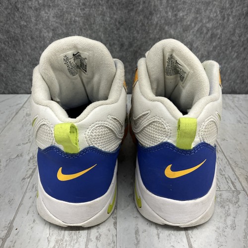Nike Air Speed Turf Basketball Shoes Youth Size 6.5 White Green Blue DR9869-100 - Picture 4 of 9