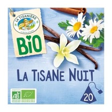 *LOT DE 3* Infusion bio nuit camomille rooibos cannelle vanille La tisanière
