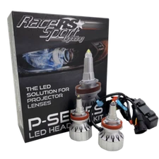 Race Sport Lighting 1007524 9005 P-Series Projector Beam 60W LED Headlight Kit