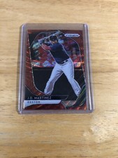 J.D. MARTINEZ 2020 PANINI PRIZM BASEBALL RED WAVE BOSTON #’d/99