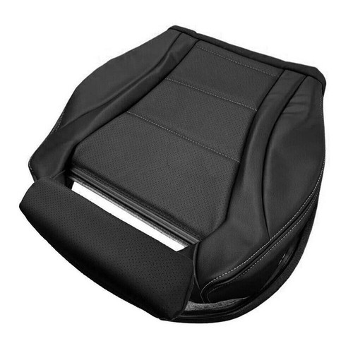 Für 2014-2020 Mercedes-Benz C-Klasse Fahrer Unten Sitzbezug W205 - Leder Schwarz - Picture 9 of 10