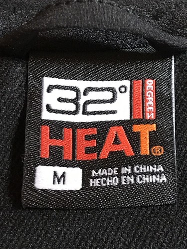 32 Degree Heat Men's Full Zipper Vest Size Medium, Black, 3 Zip Pockets - Picture 3 of 4