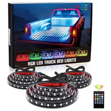 3pcs 60 Led Truck Bed Rgb Cargo Light Strip Kit For Cargo Pickup Trucks Vansuv