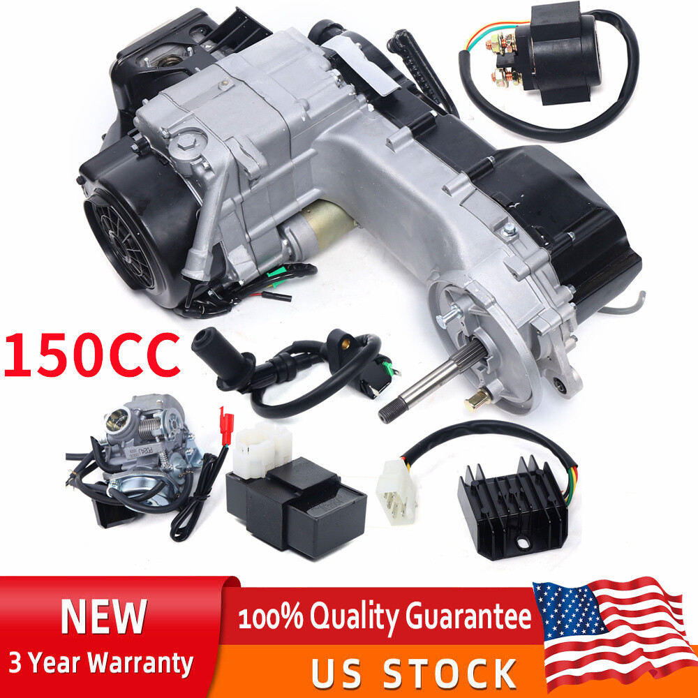 For 150CC 4-Stroke Complete Engine GY6 Scooter ATV Go Kart