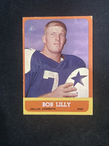 1963 Topps #82 Bob Lilly SP RC Rookie EX ( Purple Sky ) HOF Dallas Cowboys *42