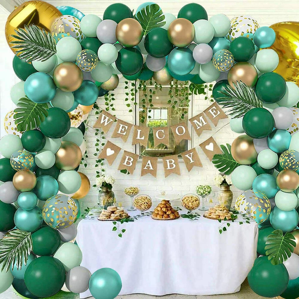 Jungle Safari Green Balloon Arch Garland Kit Baby Birthday Wedding Party Decor - image 3 of 4