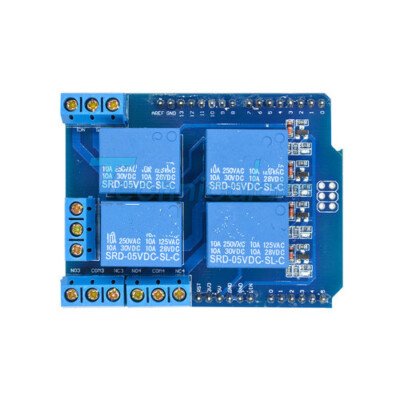 4 Channel 5V Relay Module Shield Terminal Expended Board 4CH For Arduino UNO R3