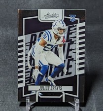 Julius Brents Rookie RC 2023 Absolute Football Card #169 Indianapolis Colts. rookie card picture