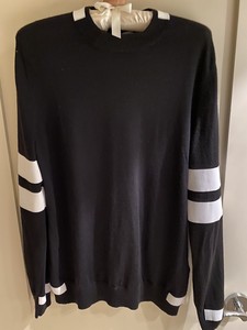 givenchy black and white sweater